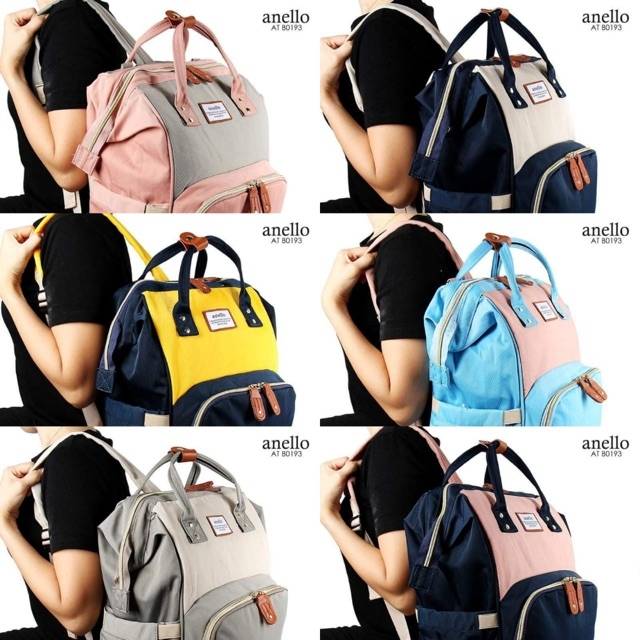 Anello diaper bag / tas popok anello terbaru gen 3 ada slot usb