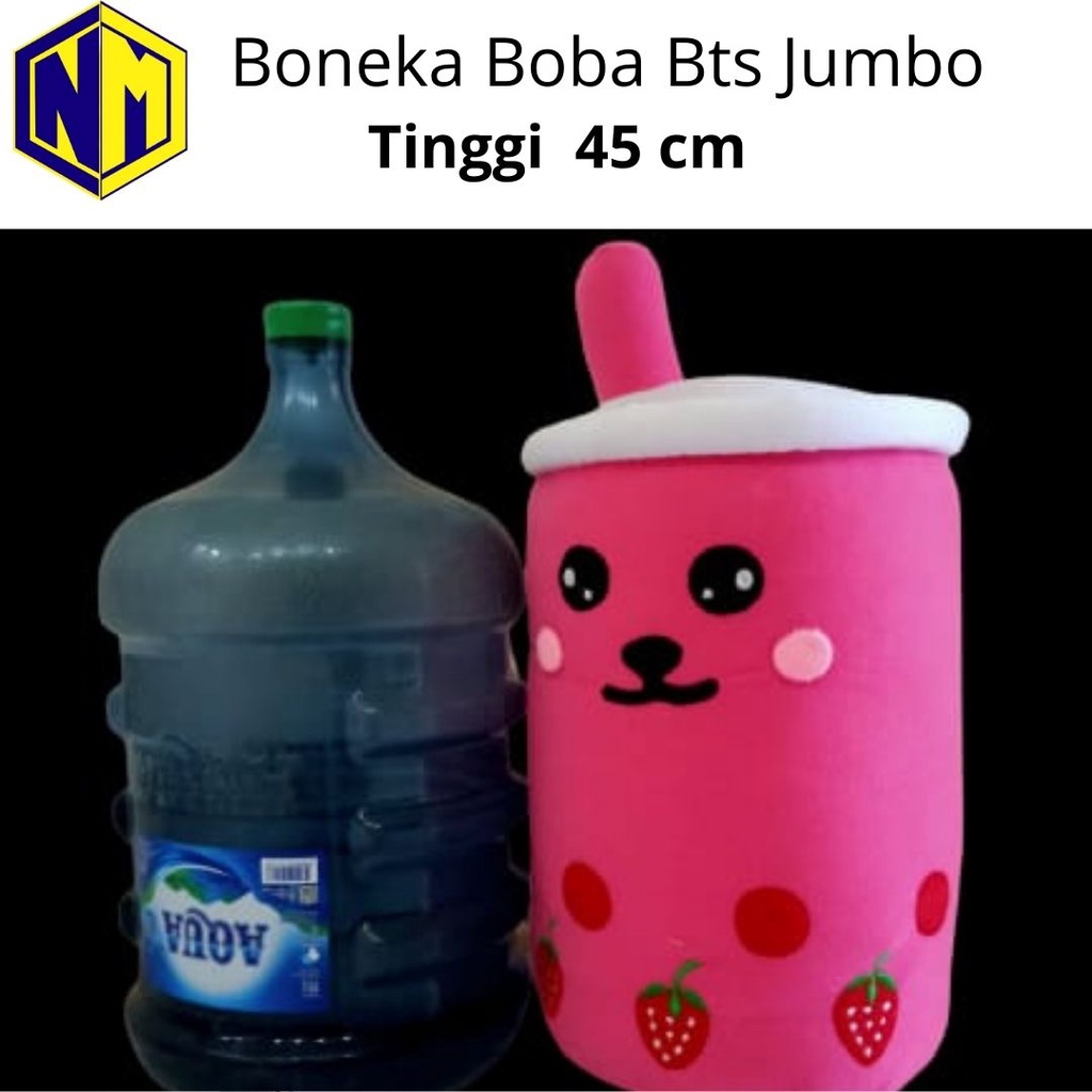 Boneka Boba BTS Jumbo Bantal Boba Besar label SNI Original murah bgt