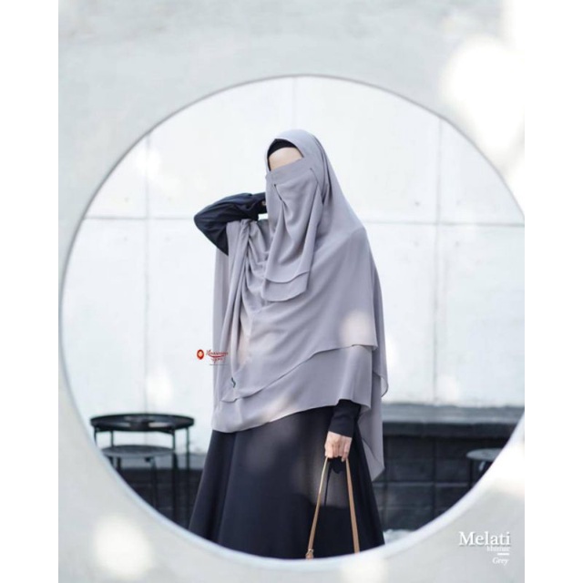 (BISA COD) MELATI KHIMAR INSTAN CERUTI JUMBO PREMIUM FREE CADAR BY KHUMAIRA SYARI