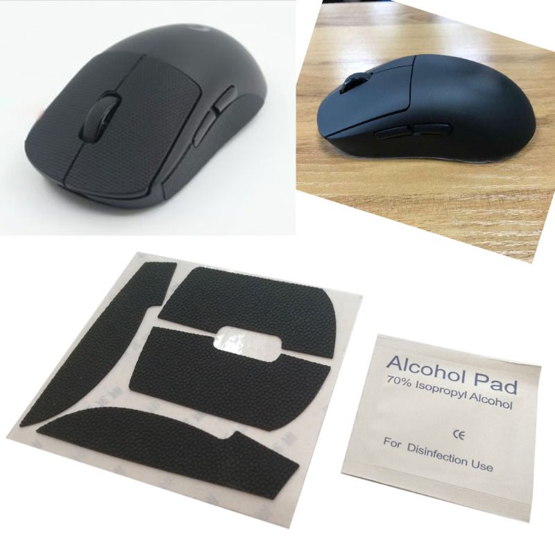 Cre Tape Elastis Anti Slip / Keringat Warna Hitam Untuk Mouse Pad DIY