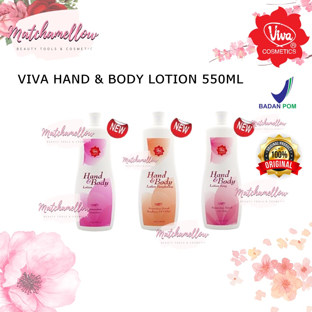 ❄️MATCHA❄️ VIVA HAND &amp; BODY LOTION 550ML - BODY LOTION ORIGINAL BY VIVA