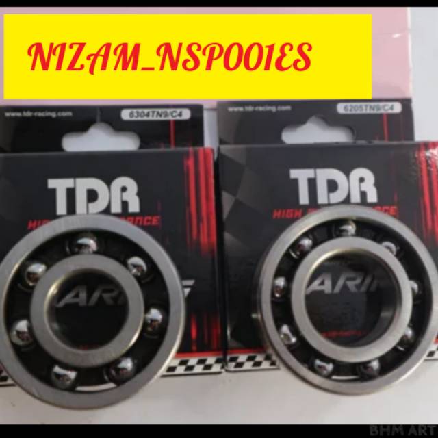 LAHER 6304 6205 BEARING KRUK AS SET RX KING TDR RACING