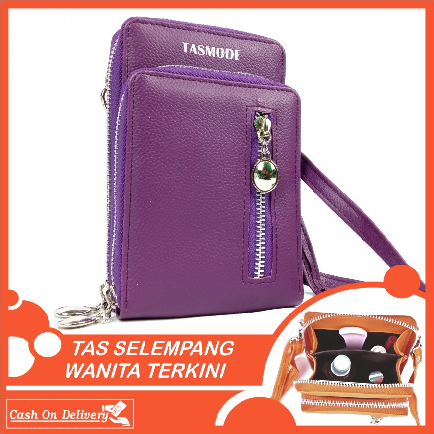 TAS MODE SELEMPANG WANITA PU LEATHER PREMIUM