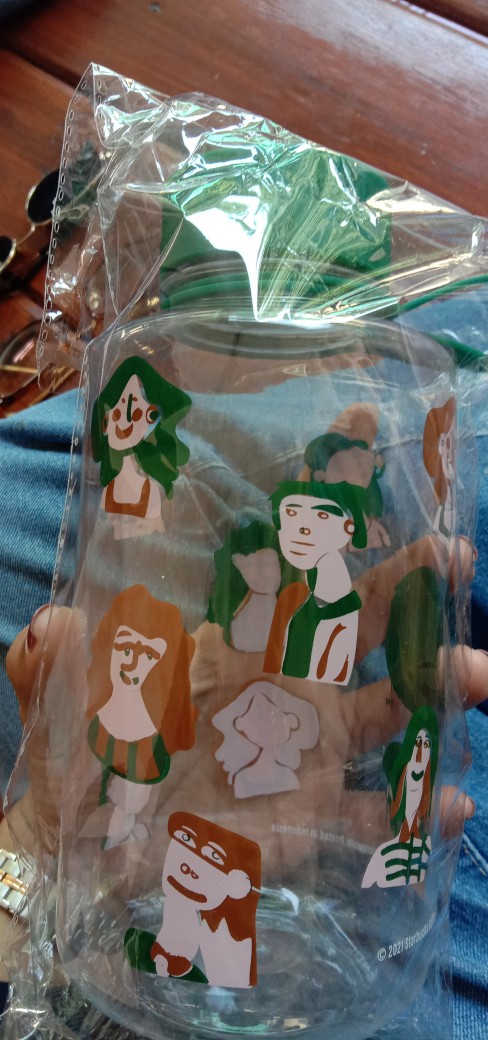 Starbucks Kreaby 1l / Botol Minum Starbucks / Reusable Bottle Starbucks