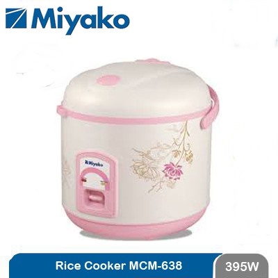 Miyako Rice Cooker MCM638 – Magic Com 1.8 Liter 3in1 395 Watt / Penanak Nasi