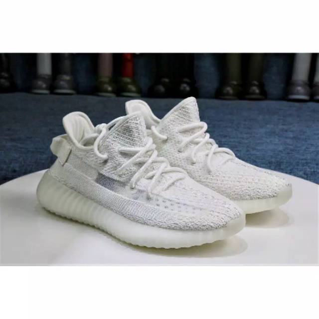 ADIDAS Yeezy Boost V2 SPLY 350 Static White Bone Sepatu Pria Sneaker Pria Perfect Kick Original
