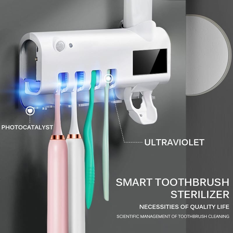 Holder Sikat gigi Dinsifektan Holder Toothbrush Ultra Violet