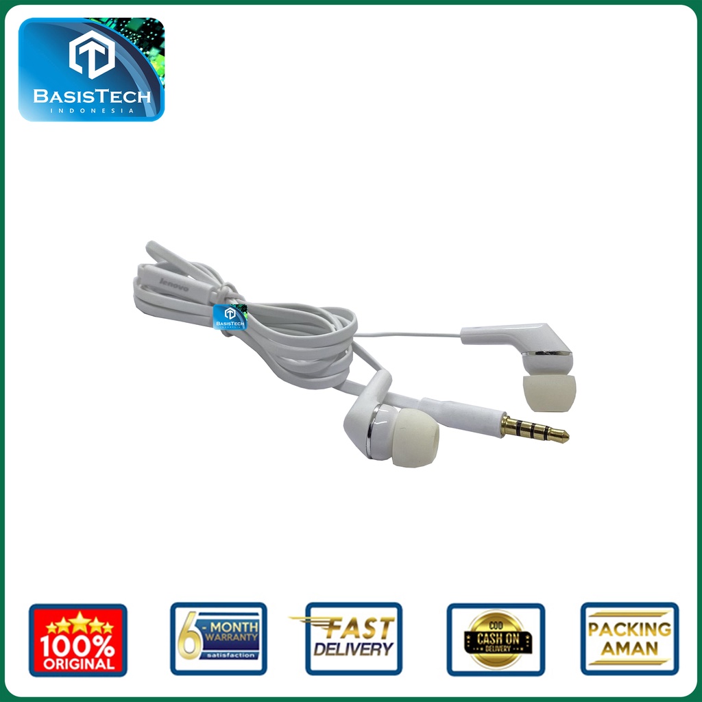 HEADSET LENOVO EARPHONE LENOVO ORIGINAL QUALITY