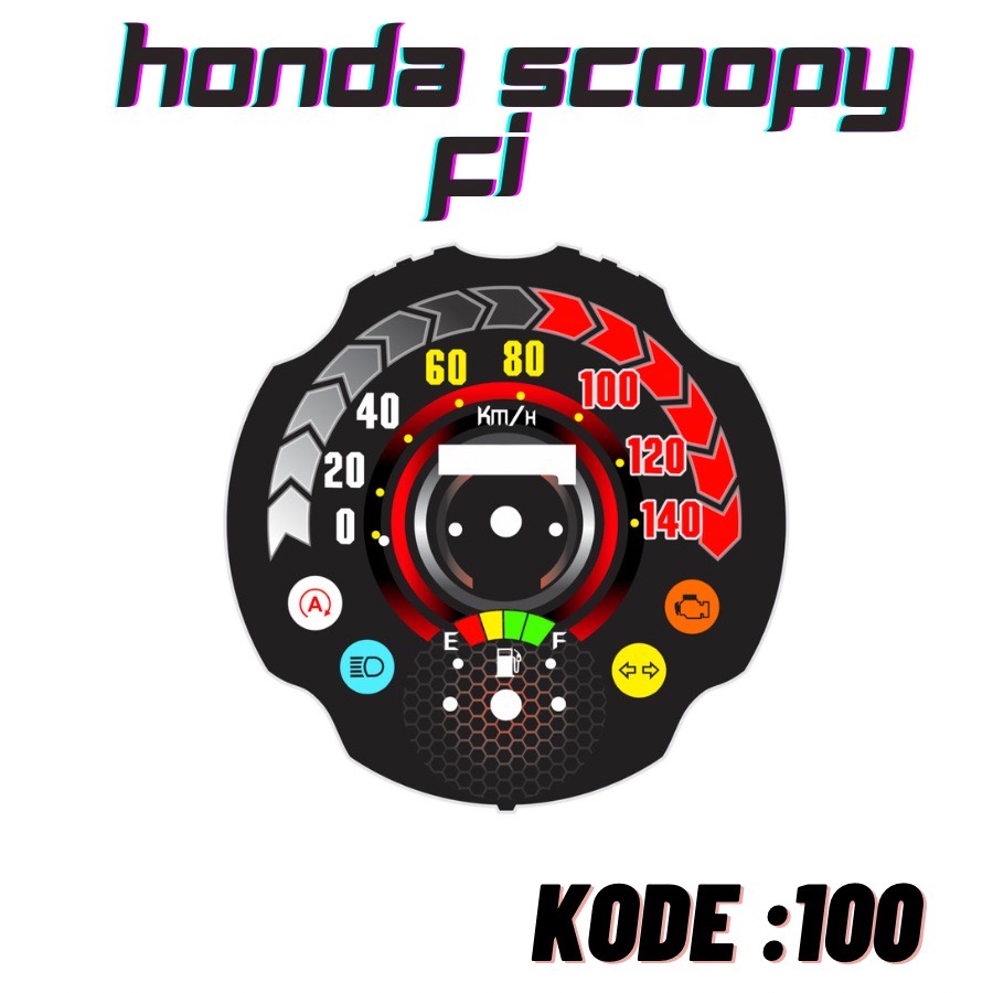 Panel Papan  Speedometer honda scoopy FI