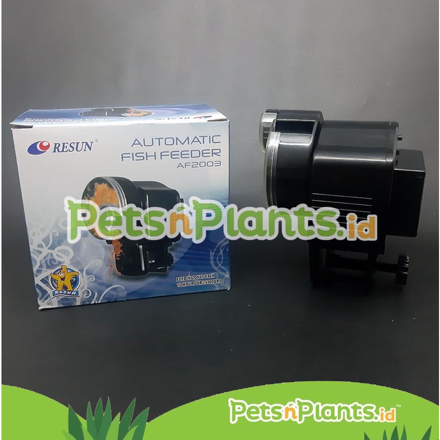 Resun Automatic Fish Feeder AF2003 Tempat Memberi Makanan Ikan Kura Kura Akuarium Otomatis