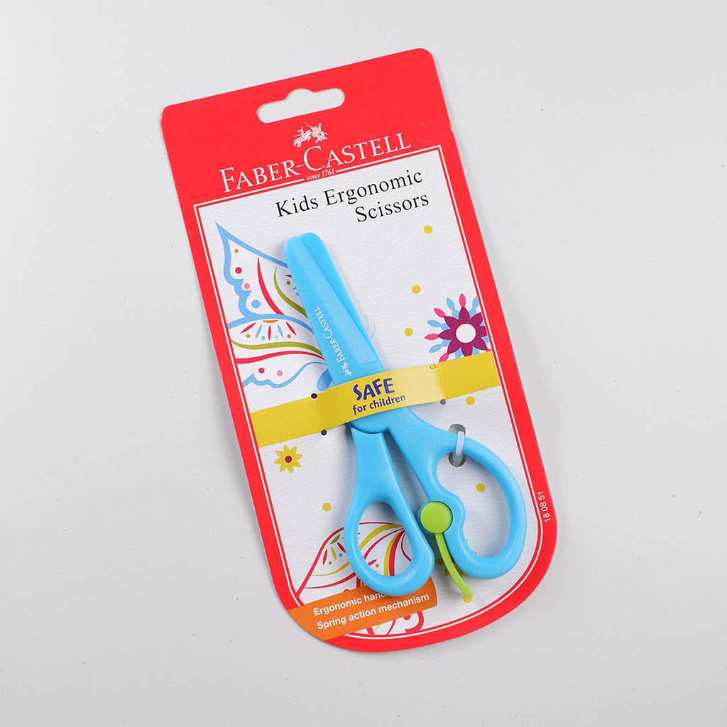 

Gunting Anak Faber Castell Kids Ergonomic Scissors Gunting Kertas Anak ergonomis bahan plastik untuk toddler