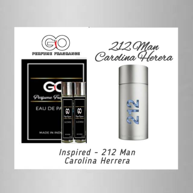 Parfum laki laki 212 Man | Go Perfume Fragrance Best Seller No. 4 for Men - Inspired