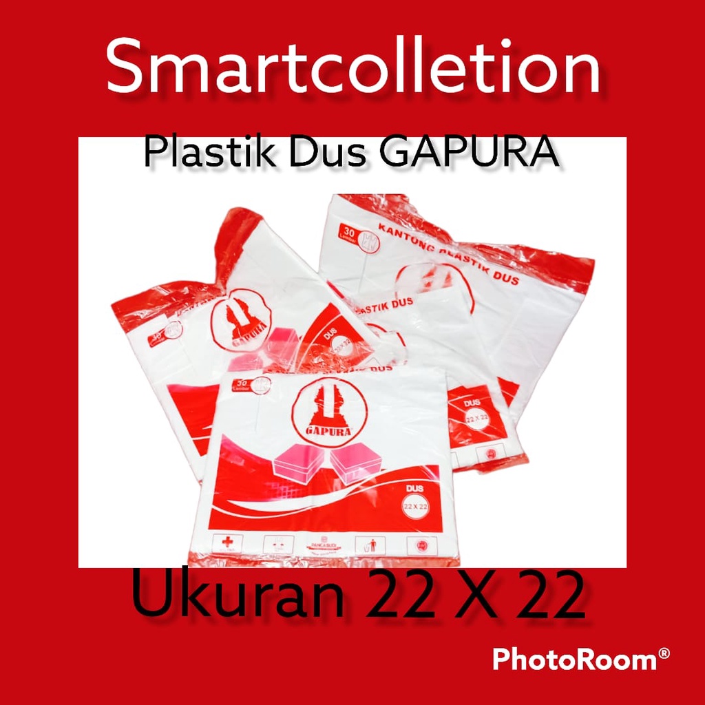 TERMURAHPLASTIK DUS GAPURA ukuran 22 X 22