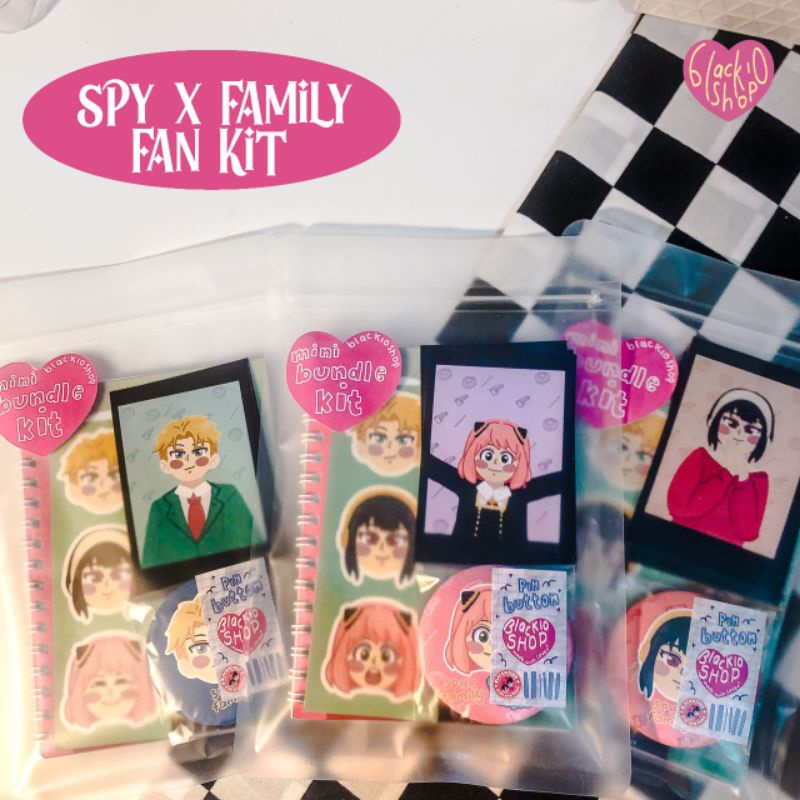 

Spy x Family Fan Kit blackioshop