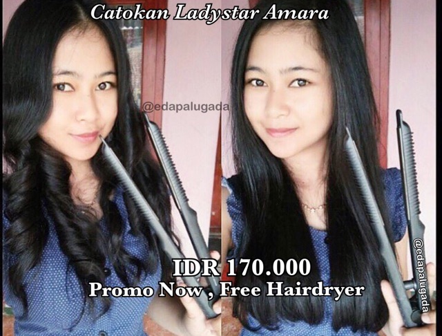 catokan ladystar  ls 768 original, catokan 2in1 , catokan curly, BEST SELLER