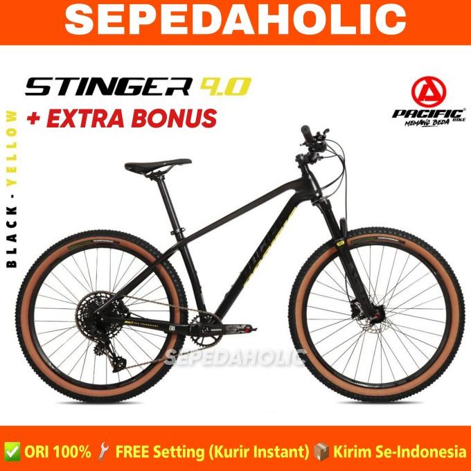 SEPEDA GUNUNG MTB PACIFIC STINGER 9.0 CARBON 27.5 INCH 12 SPEED FDGDF34545