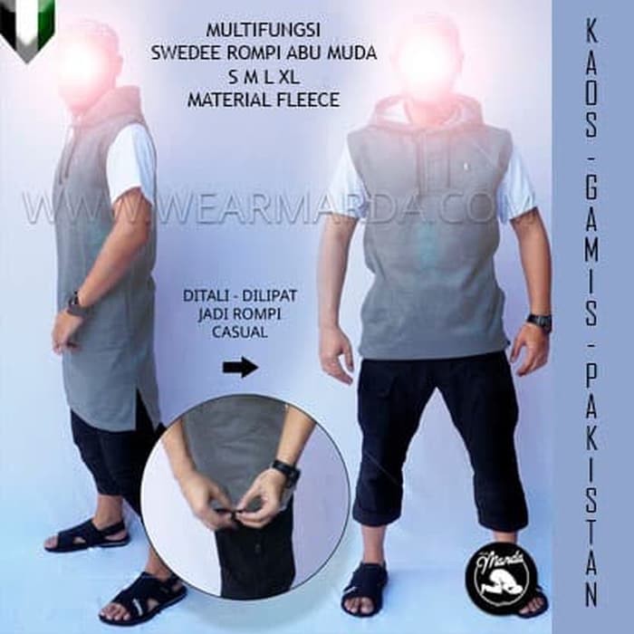 Gamis Pakistan Rompi Shollat Multifungsi Bisa jadi Rompi Casual Kurta TERBAIK