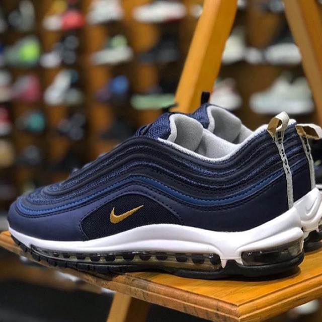 NIKE AIRMAX 97 Ultra Navygold "PREMIUM" 100%