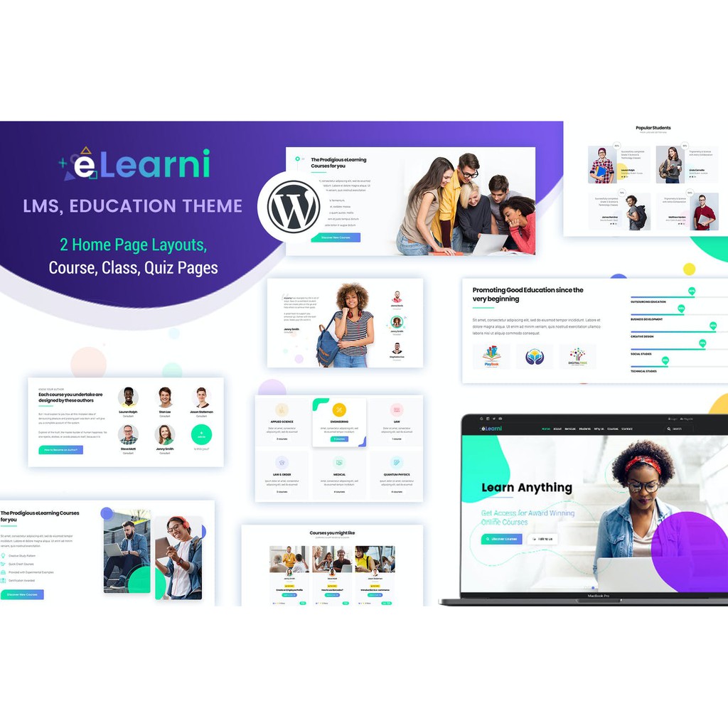 Jual ELearni | LMS, Education WordPress Theme, Online Education ...