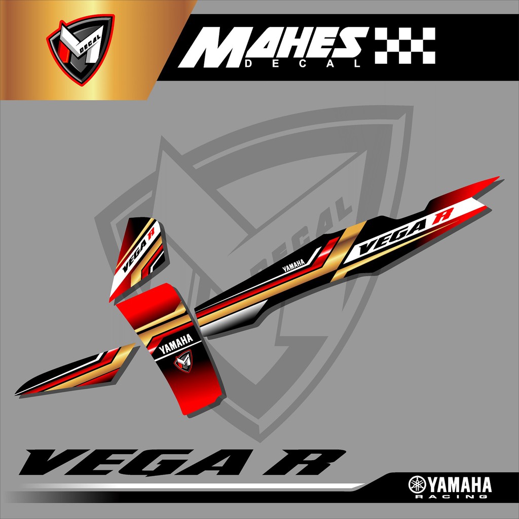 Sticker Road Race Striping New Vega R Stiker Variasi List Motor Desain Racing Mh 05 Shopee Indonesia