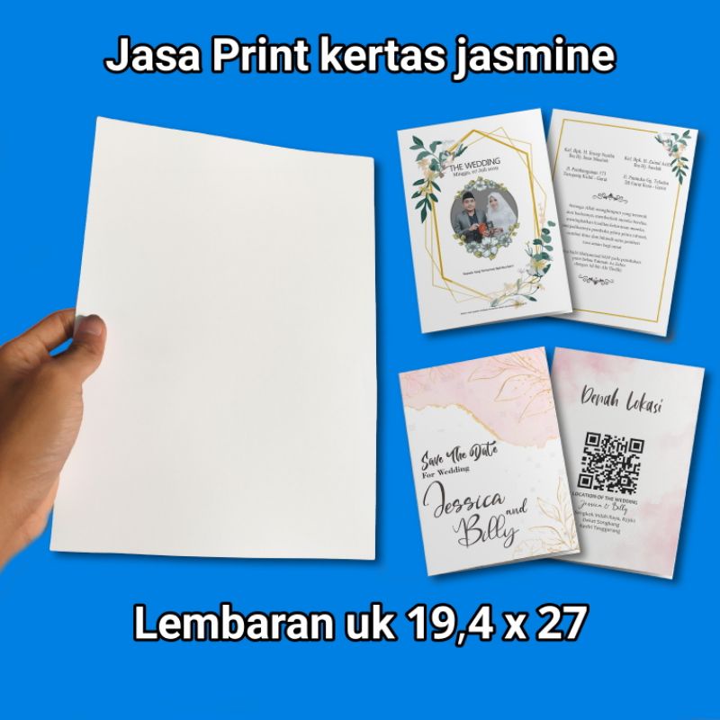 Jasa print kertas jasmine (glitter)