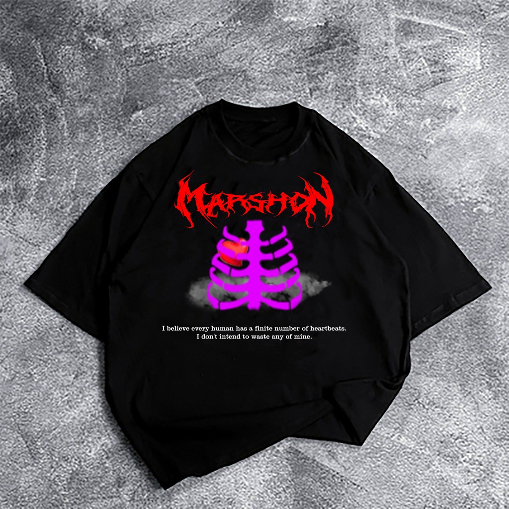 KAOS OVERSIZE HEARTLESS T-SHIRT