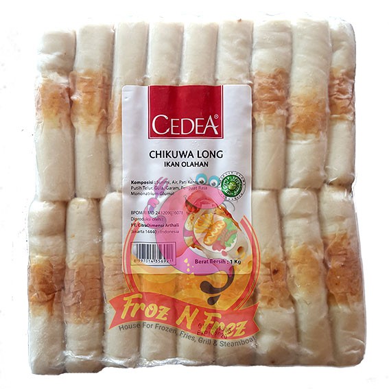 

CEDEA Chikuwa Long 1000 Gram (33 Pcs)