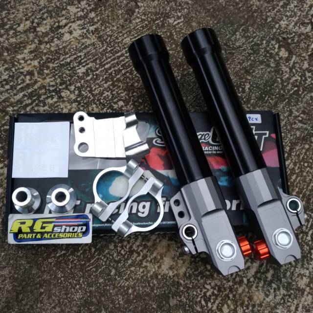 shock sok rt stage 6 copy ori breket monoblok pcx CBU lokal 2018 disk kiri original thailand