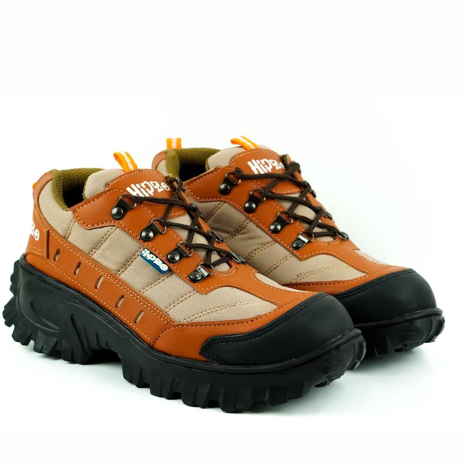 Dijamin Miring harga.. Sepatu Pria HIPZO M-52 Sepatu Safety Pria Terbaru Kulit Original Import