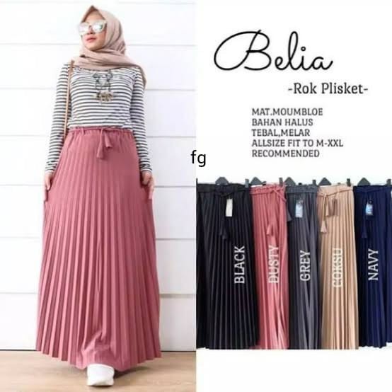 Rok Plisket Ori Rok Plisket Belia Bawahan Plisket