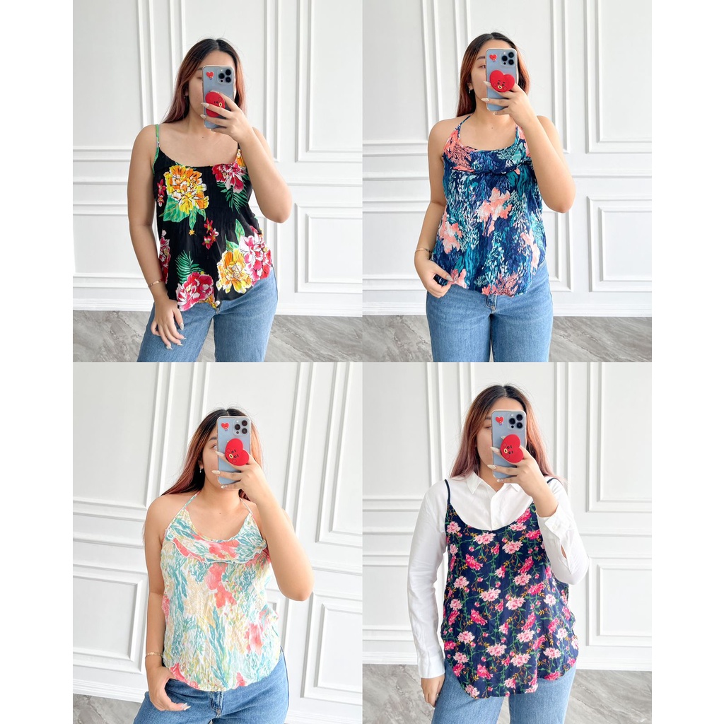 Oldnavy Rayon Floral Tanks