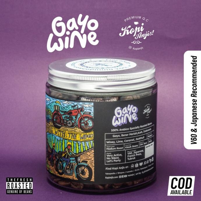 

Biji Kopi Arabica Gayo Wine - Anjis Genuine Roasted Beans