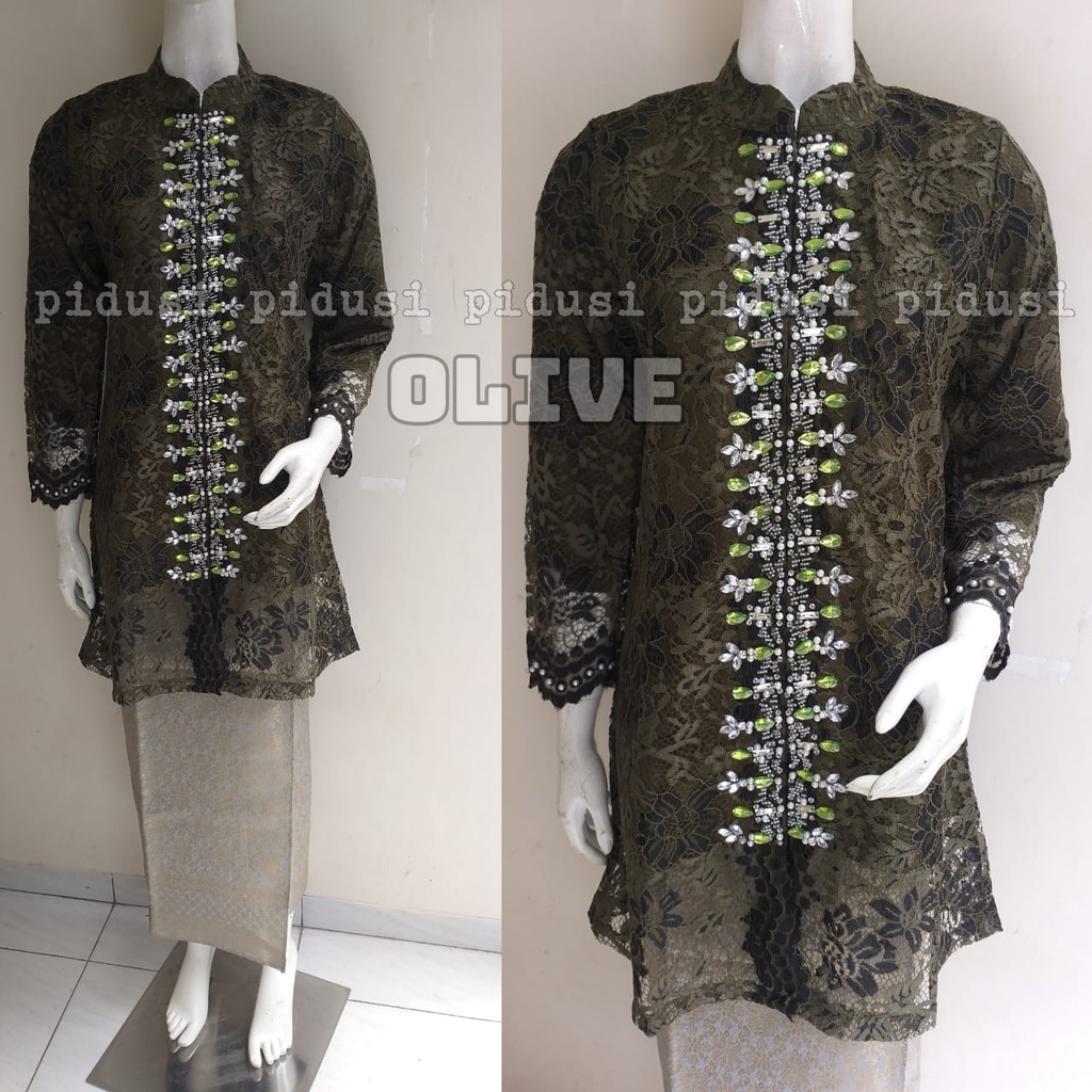 PROMO SET KEBAYA TUNIK BROKAT PAYET / KEBAYA BROKAT PAYET TUNIK / KEBAYA BROKAT PESTA