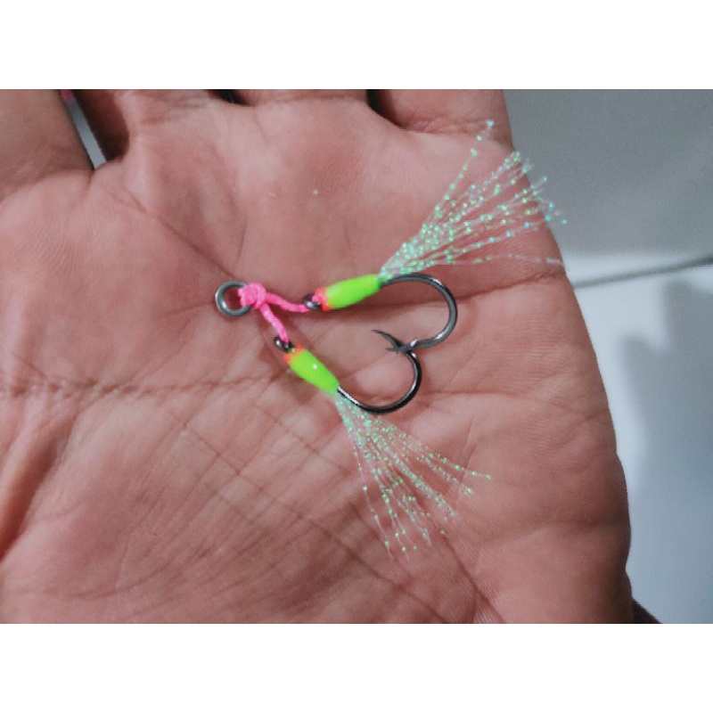 ASSIST JIG GLOW IN THE DARK Hook TEBAL