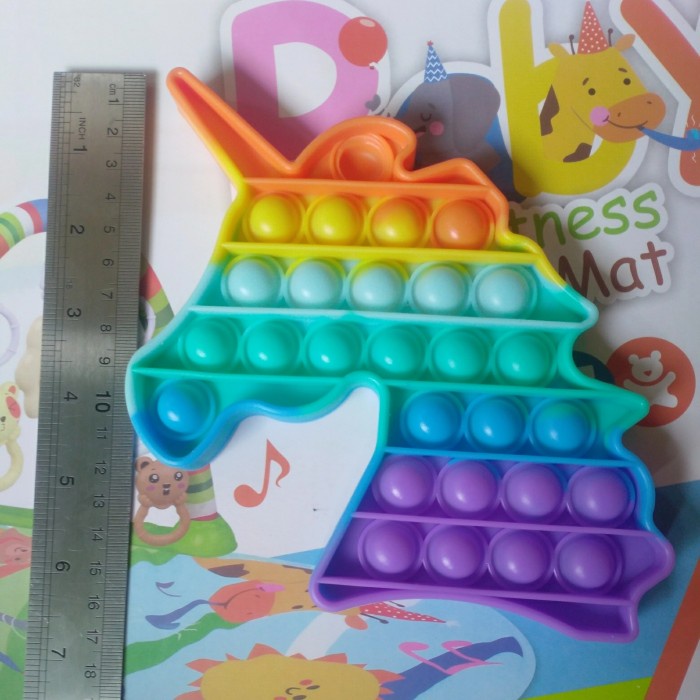 Pop It Among Us Rainbow Fidget