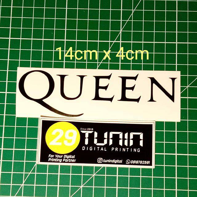 

Sticker Cutting Band Queen Oracal Stiker