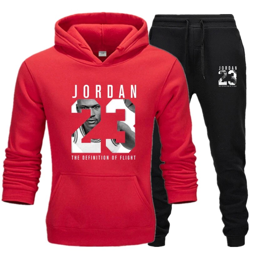 Setelan Celana Jogger &amp; Jumper Hoodie JORDAN23 II Set sweater Hoodie dan Celana Joger Panjang ( Pria &amp; Wanita )