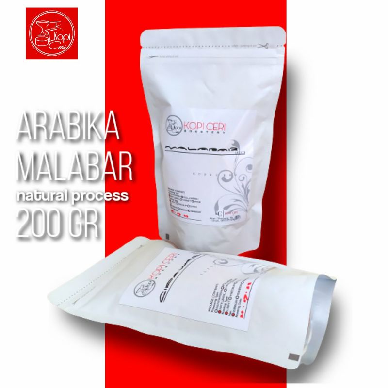 

Kopi Arabika Malabar, Natural Process, Roasted Beans 200Gr