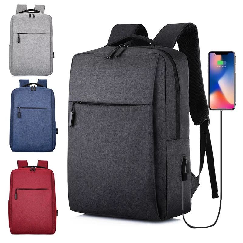 Tas Ransel Backpack Laptop 14 Inch Kuliah Kerja Kanvas Wanita Cewek Murah Berkwaliatas - RBP 003