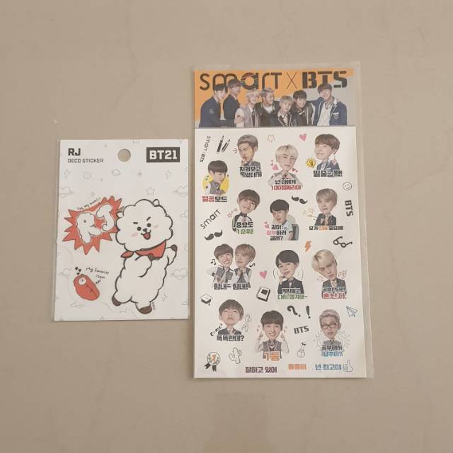 BTS official merchandise sticker BT21 RJ