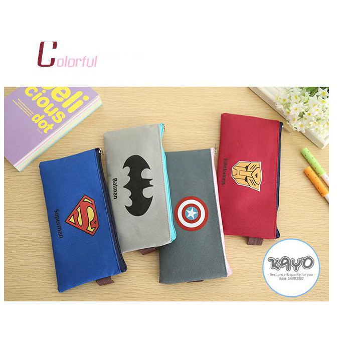 

HERO|KOTAK PENSIL ANAK-ANAK, KOTAK PENSIL KAIN, KOTAK PENSIL ZAKKA