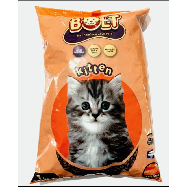 paket 10kg bolt kitten salmon flavour