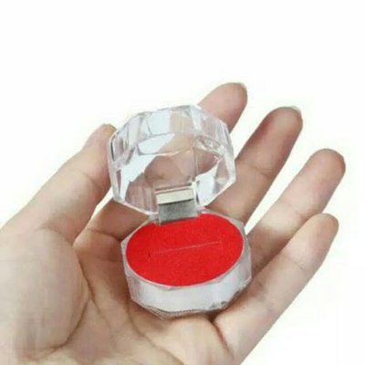 Box Cincin Crystal (Untuk 1 Cincin)