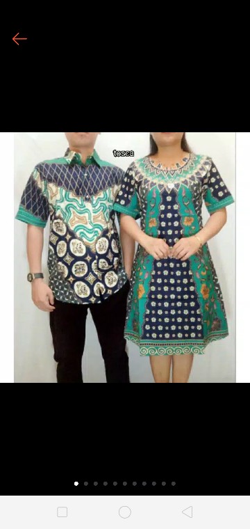 Kemeja Batik Vio Katun Stretd Premium. All Size Xl