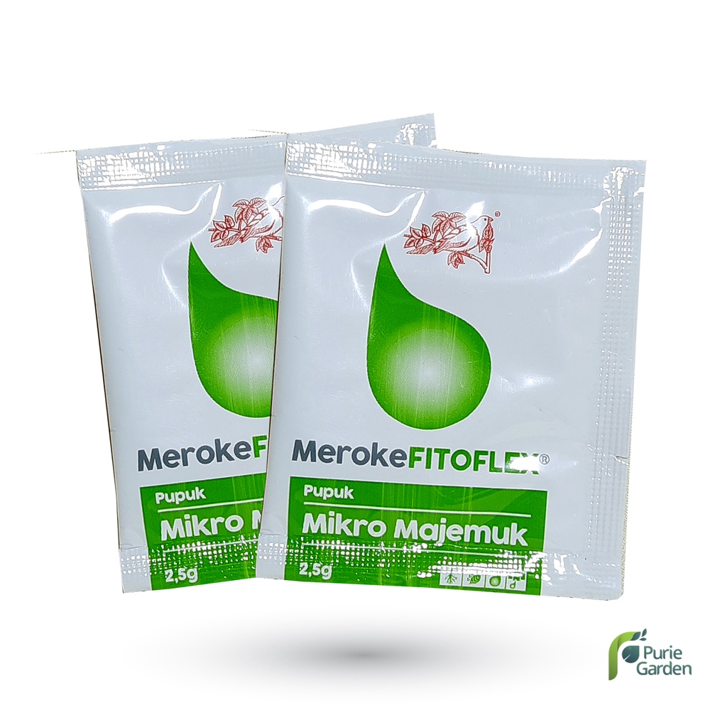 Pupuk Meroke Fitoflex Nutrisi Mikro Majemuk Sayuran Buah Bunga 2,5g PG KDR