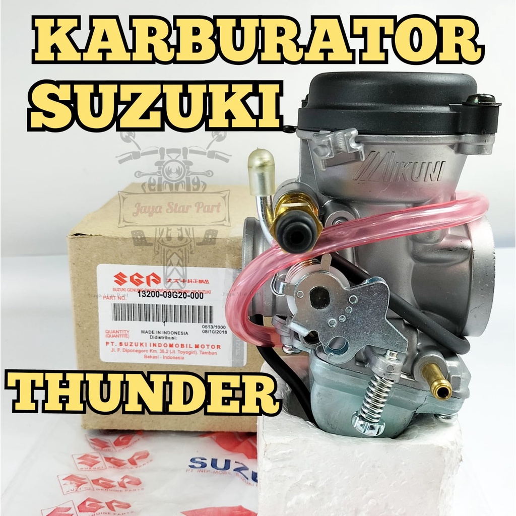 ORI KARBURATOR SUZUKI SGP ORI MIKUNI THUNDER KUALITAS ORIGINAL SGP CARBURATOR THUNDER 125