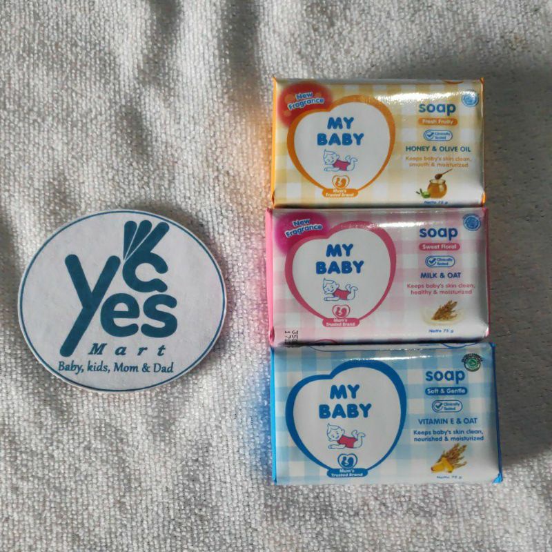 COD My baby sabun batang 1 PCS mybaby soap 60gr 60 gr 75g 75 gr