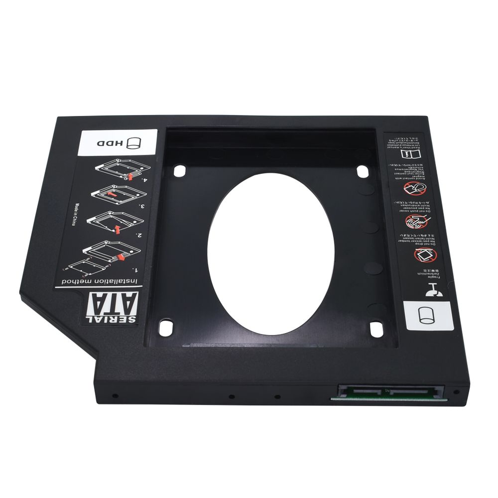 Lanfy Casing Hardisk Hdd Sata 3.0 Ssd 2.5 &quot;Ke Cd-Rom Dvd Bahan Plastik Ukuran 9.5mm