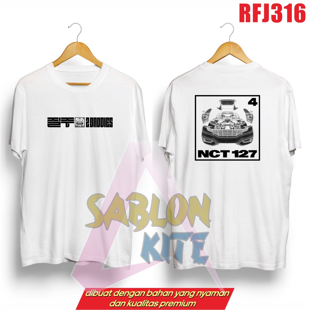 MURAH!!! KAOS 2BADDIES RFJ316 UP TO 3XL