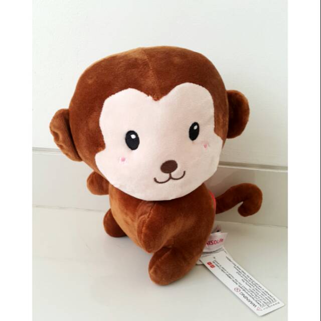 MINISO TORISON HEAD MONKEY PLUSH TOY. Boneka monyet miniso murah. Ready surabaya